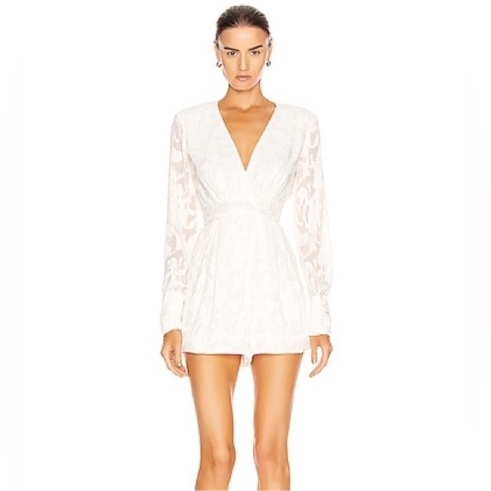 Alexis White Lace Mini Dress